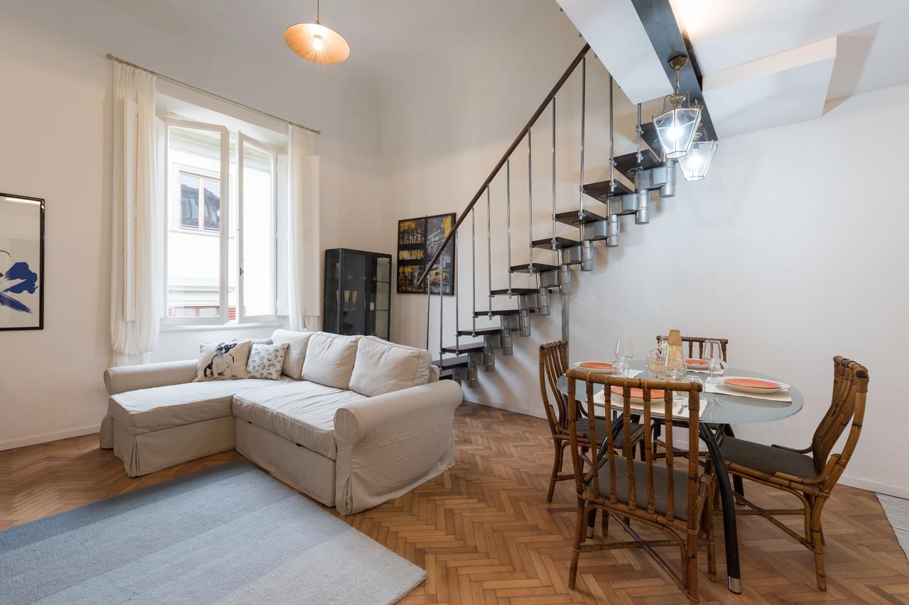 Old Bridge: Historical And Chic Apartment Florenz Exterior foto
